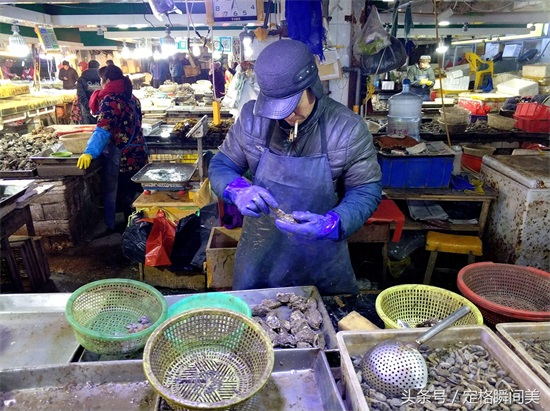 回家过年海鲜市场买卖日渐红火 鸦片鱼50元一斤 个头越大越受欢迎