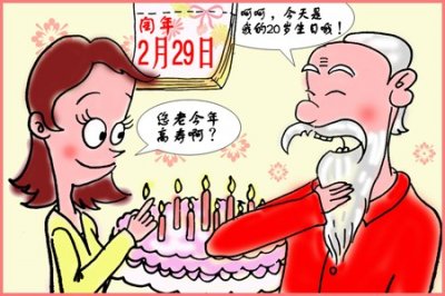 ​好奇！2月29日出生的人是怎么过生日的？4年过一次？