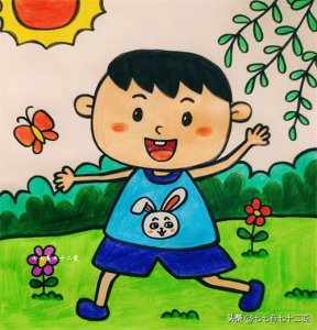 ​人物简笔画－男孩，简单易学，一起来学习画画吧