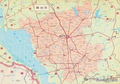 ​地图看滕州是一座什么样的城市