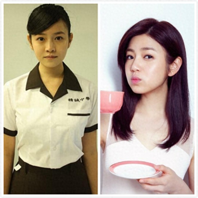 十大当红女星早期丑照对比，杨幂倒二，倒一居然是她。