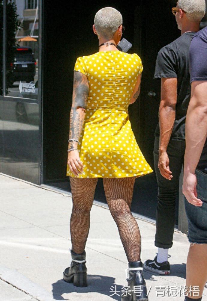 哈登绯闻女友，侃爷前女友，美国性感辣模 Amber Rose纽约出街