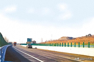 ​107国道确山县绕城改建工程 下穿新阳高速立交桥完工通车