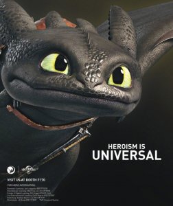 ​梦工厂《驯龙高手3》曝宣传照 没牙仔可爱亮相