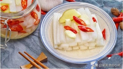 ​泡菜做法千千万，极简版泡菜萝卜，开胃又下饭，专治没胃口