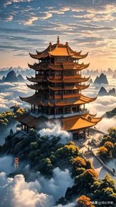 ​岳阳楼，三首诗词里的千古幽情与壮阔景观！