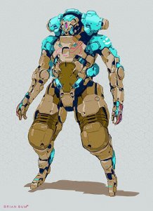 ​科技感十足，创意机甲概念图