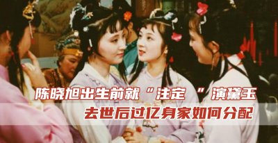 ​被林黛玉“困”住的陈晓旭，为何放弃治疗选择出家，留下过亿财产