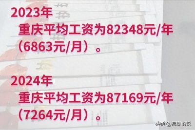 ​2024年重庆的平均薪资怎么样？是不是很低？