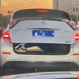 ​惊悚！前车后备厢里露出一条腿… ...