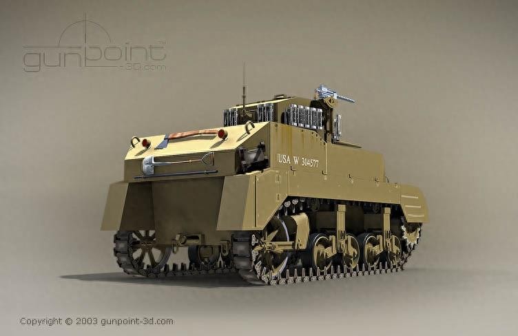 「转载」二战重兵器大全3D图(美国篇)