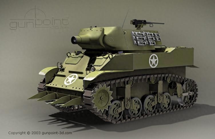 「转载」二战重兵器大全3D图(美国篇)