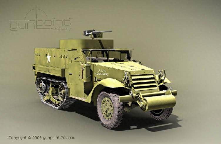 「转载」二战重兵器大全3D图(美国篇)