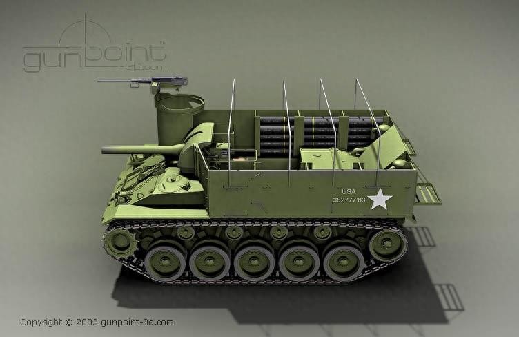 「转载」二战重兵器大全3D图(美国篇)