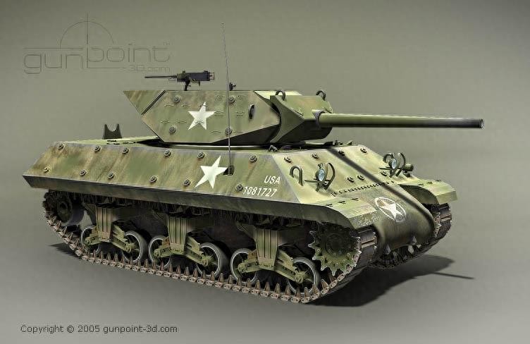 「转载」二战重兵器大全3D图(美国篇)