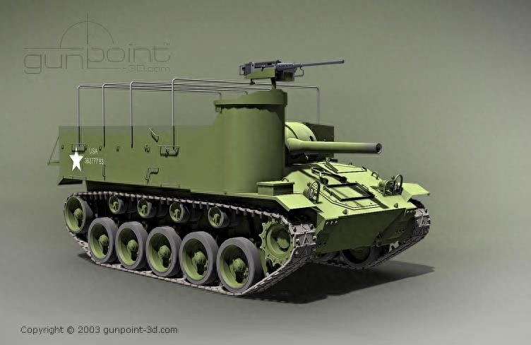 「转载」二战重兵器大全3D图(美国篇)