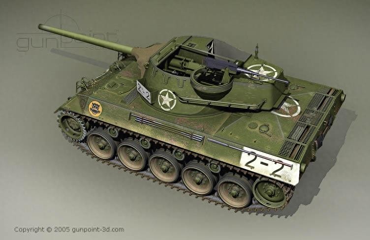 「转载」二战重兵器大全3D图(美国篇)