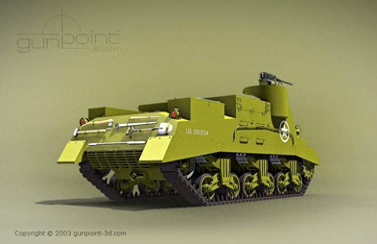 「转载」二战重兵器大全3D图(美国篇)
