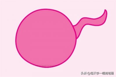 ​每天学一幅简笔画--小蝌蚪简笔画简单画法步骤图片大全