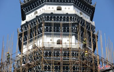 ​安徽安庆：明代古建筑振风塔抢险加固保安全