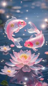 ​高能量锦鲤招财壁纸｜锦鲤跃动，好运连连，如鱼得水，财源滚滚！