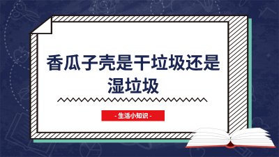 ​香瓜子壳是干垃圾还是湿垃圾