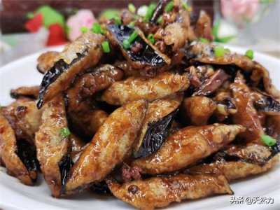 ​外酥里嫩，酸甜可口的口水茄子好吃有诀窍，详细做法一看就会