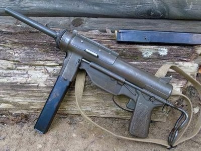 ​美国“黄油枪”在中国M3冲锋枪在国内仿制后的三六三七式冲锋介绍