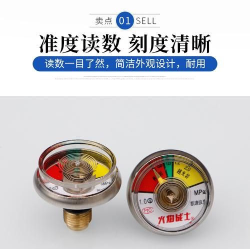 灭火器的压力表指针在什么颜色区域时表示压力正常