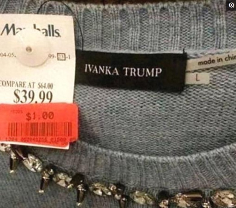 37岁伊万卡从政之路开始？公司关门，衣服1元甩卖，美国众人哄抢