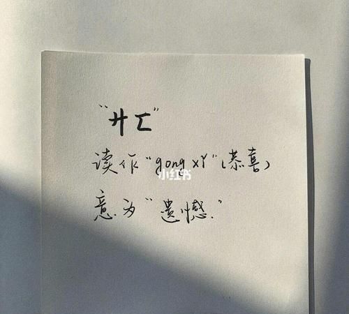 廾匸这个词是哪里出来的