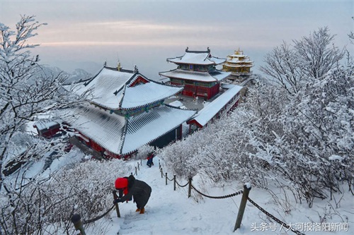 河南洛阳老君山：海拔2217米山顶的雪后美景，你一定没见过！